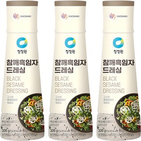 청정원 참깨흑임자 드레싱, 300ml, 300g, 3개