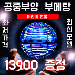 [최저가!!!] 최신 모델 KC안전인증 플라잉 스피너 부메랑 볼 (당일출고!), 블루, 모델2.0, 1개