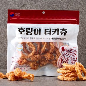 호랑이 독 터키츄 링&본 10p (강아지간식), 1개, 160g