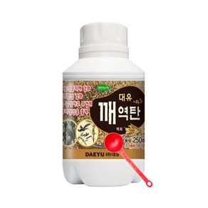 대유 깨역탄 250ml 깨 땅콩 콩 팥 밭 크기증대 영양제, 1개