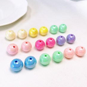 (5pcs)14mm AB빛 비즈구슬재료