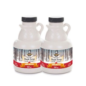 나뚜렐 앰버리치 A등급 메이플시럽 알뜰용량, 2개, 500ml