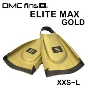 DMC 엘리트 맥스 골드 수영 지느러미 보디 서핑 보드 오리발 다이빙 스노클링 해양 활동 초보자, L, GOLD