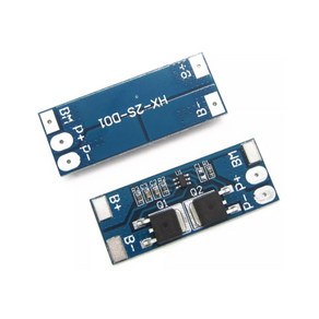 18650 리튬이온 폴리머 보호회로 2S 8A 7.4V PCM BMS 2셀 회로, 1개