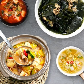 만세식당 푸짐한 수제 국찌개 밀키트 5종 모음 3 4인분 당일제조 추천 간편 한식 맛집, 구수한 소고기청국장찌개 밀키트, 1세트