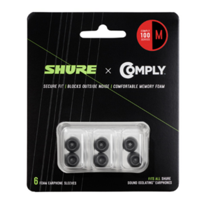 SHURE 슈어 EACYF1 컴플라이 폼 슬리브 이어팁