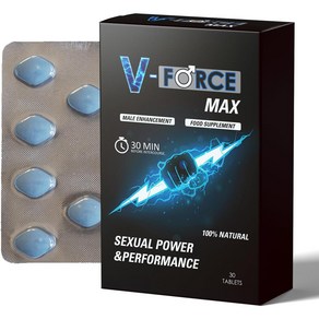 MAPEinc 영국직배 남성용 V-Force MAX 블루 엑스트라 스트롱 100mg 증폭 강화된 힘과 탄력 장시간결과 더 강하고 단단한 성능 보충제