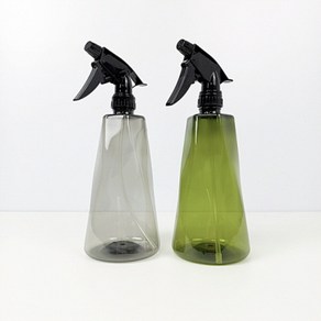 슬림한 반투명 분무기 750ml, 블랙, 1개