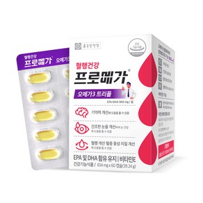 비타하우스 종근당건강 프로메가 오메가3 트리플 장용성 캡슐 654mg x 60정 3박스, 3세트