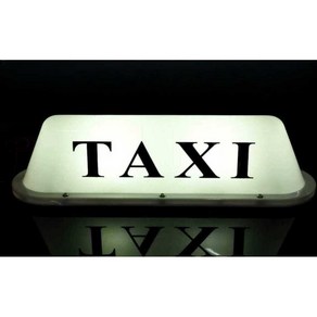 택시 갓등 택시등 LED 주행 표시등 지붕 천장, 02. 노란색 TAXI (시가잭 연결)