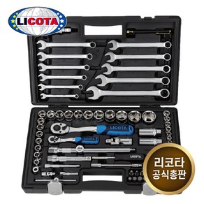 LICOTA 리코타 ALK-8015F 1/4 1/2인치 83pcs 소켓렌치세트 복스세트, 1개