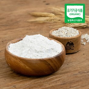 싸리재 유기농 보리가루 [늘보리가루 500g] 겉보리 수제비 베이킹 건강식 재료, 500g, 1개