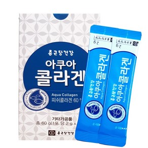 종근당건강 아쿠아 콜라겐 30포 7박스/피쉬콜라겐, 60g, 7개