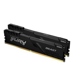 Kingston FURY PC DDR4 3200MHz 16GBx2 Kingston FURY Beast CL16 KF432C16BBK232 킹스톤 데스크탑, 2개