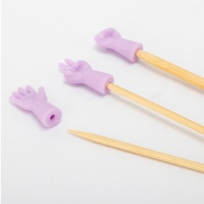 뜨개질 바늘 마개 보호캡 가위 바위 보 스토퍼 6PCS, 보호캡오렌지6PCM000874, 6개