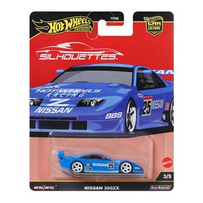 Hot Wheels 핫휠 카컬쳐 실루엣 시리즈 FPY86 미니 장난감 자동차, 3호 닛산 300ZX, 1개