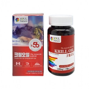 크릴오일 인지질56 tg오메가3 1000mg 30캡슐, 1개, 단품, 30g