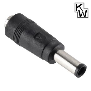 강원전자 KW KW-DC6044 5.5x2.1 to 6.0x4.4mm 아답터 변환 잭, 1개