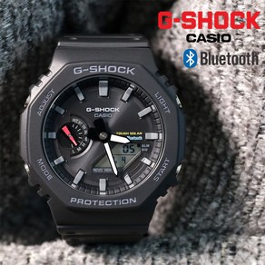 지샥 G-SHOCK 지얄오크 팔각 블루투스 터프솔라 GA-B2100-1A 전자 군인시계