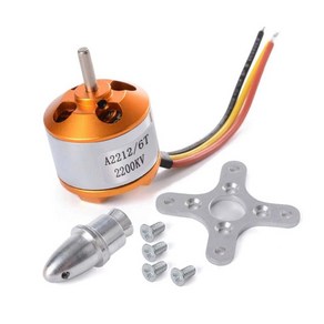 브러시리스 모터 A2212/6T 2200KV 드론 멀티 쿼드 RC, AT069. 브러시리스 모터 A2212/6T, 1개