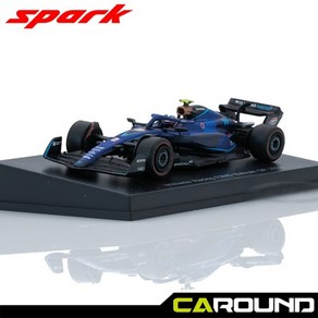 스파크 1:64 윌리엄스 레이싱 F1 Team FW-45 No.2 2023 바레인 그랑프리 - 로간 사전트 (드라이버 포함) - Y297, 1개