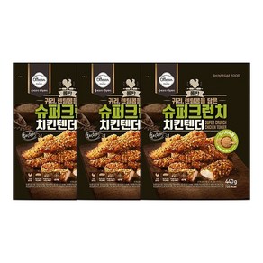 올반 올반키친 슈퍼크런치치킨텐더(440g) x 3봉, 440g, 3개