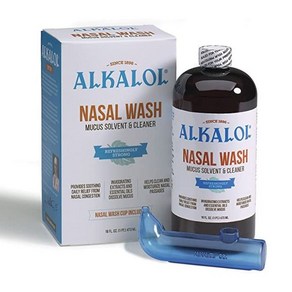 Alkalol 네츄럴 수딩 나살 워시 맨솔 473ml, 1개