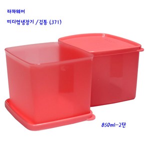 타파웨어미디엄냉장기-타파김통세트-850ml-2인조 (371)-핑크, 2개