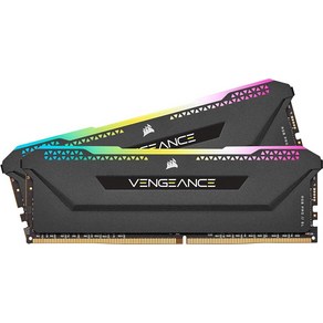 Cosai 벤전스 RGB 프로 SL 블랙 32GB (2x16GB) DDR4 3600 (PC4-28800) C18 1.35V AMD 라이젠 최적화 (CMH32GX4M2Z3600C, 32GB (2x16GB)_3600 MHz