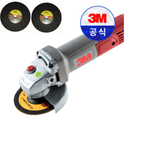 3M 전동 핸드그라인더 4CG-2 + 4인치 CRAFT 절단석 2장 포함, 1개