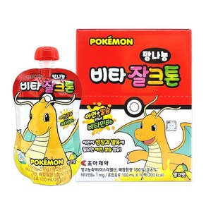 조아제약 비타 잘크톤 포켓몬 100ml x 10팩, 10개