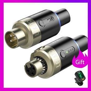 XLR 무선 송수신기 - 마이크 시스템 플러그 온 송신기 수신기 이펙터용 자동 송신기, 조요 mw-1, 1개