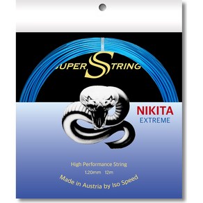 1+1이벤트 오스트리아 슈퍼스트링 12m 프리미엄 테니스 스트링 / 인조쉽 폴리 각줄, 4-1.익스트림1.20 (사각), 4-2.익스트림1.25 (사각), 2개