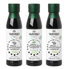 [ 3종 맛선택 가능 ] 발베로 발사믹글레이즈 소스 크림 150ml, 오리지널+오리지널+바질, 1세트