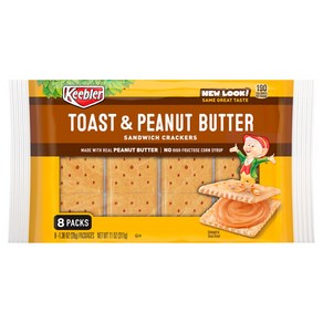 Keebler 토스트&피넛 버터 샌드위치 크래커