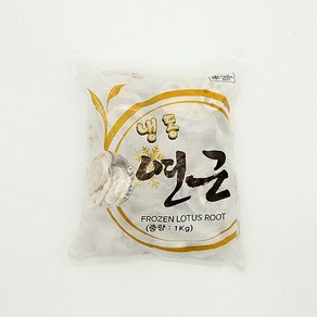 냉동야채 연근 슬라이스 1kg, 1개