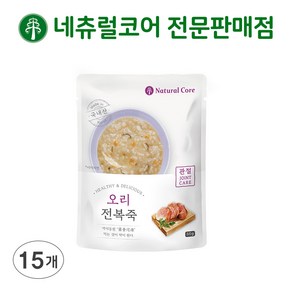 네츄럴코어 전복죽, 50g, 15개, 오리