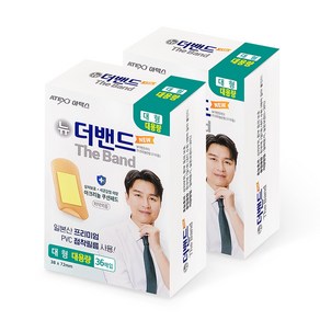 아텍스 뉴 더밴드 대용량 상처 큐션밴드, 2개, 36개입