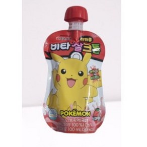 비타 잘크톤 포켓몬 *10팩 피카츄 꼬부기 뮤 이브이, 10개, 100ml, 10개