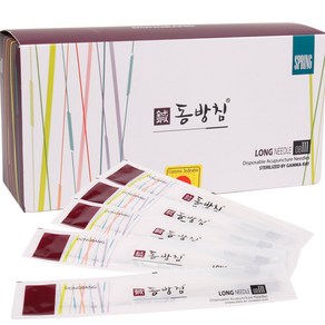 동방장침 1Box(1000pcs)/0.40x75mm/멸균침, 1개