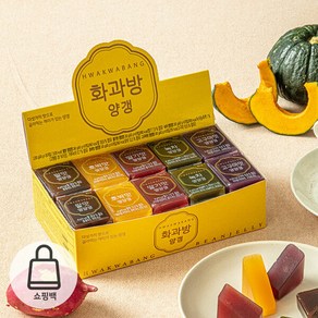 화과방 [화과방] 큐빅양갱 (40g x 30개입) + 쇼핑백