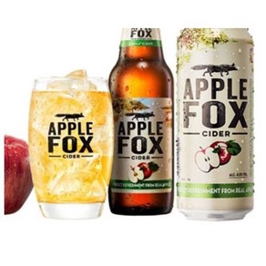 애플폭스 맥주잔 Apple Fox CIDER, 애플폭스잔, 1개