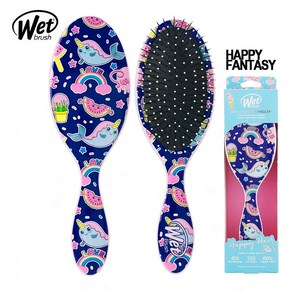 웻브러쉬 오리지널 디탱글러 패턴 SAFARI HIPSTER TERRAIN NATURE METALIC WET BRUSH ORIGINAL DETANGLER, FANTASY, 1개