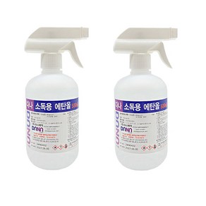 조은 소독용 에탄올(83%) 스프레이 500ml, 2개