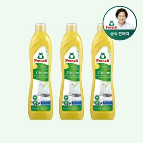 [김혜자 세제] 프로쉬 독일 인덕션 멀티 클리너 레몬 500ml 단품 다목적 세제, 3개