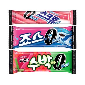 0칼로리 3종 혼합 구성 수박바 스크류바 죠스바