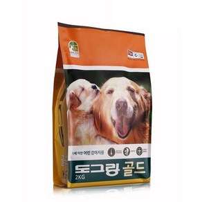 도그랑 골드2kg(리필) 개사료 자견용사료 어린강아지, 1개