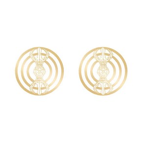 24K GOLD 종기마크 메탈스티커 27mm / 불교용품, 단품