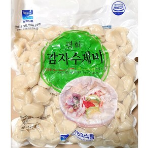 쫄깃 떡제비 생수제비 대용량 식당 식자재 감자수제비(평화 2K), 2kg, 1개