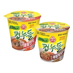오뚜기 컵누들 매콤한맛 6개 + 매콤찜닭 6개, [0001]기본상품